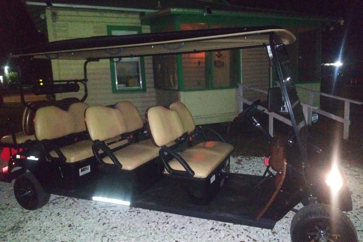 a room with tables and chairs